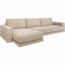 Richmond Interiors Bank Trentino cayenne brown 3,5 zits + lounge links / rechts Sale