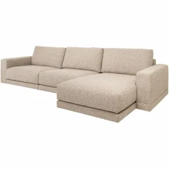 Richmond Interiors Bank Trentino cayenne brown 3,5 zits + lounge links / rechts Sale