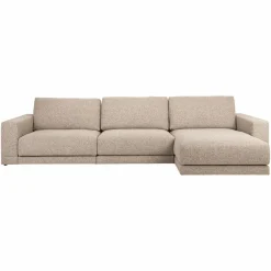 Richmond Interiors Bank Trentino cayenne brown 3,5 zits + lounge links / rechts Sale