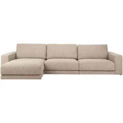 Richmond Interiors Bank Trentino cayenne brown 3,5 zits + lounge links / rechts Sale