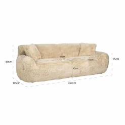 Richmond Interiors Bank Comfy Yakety Yak Sand