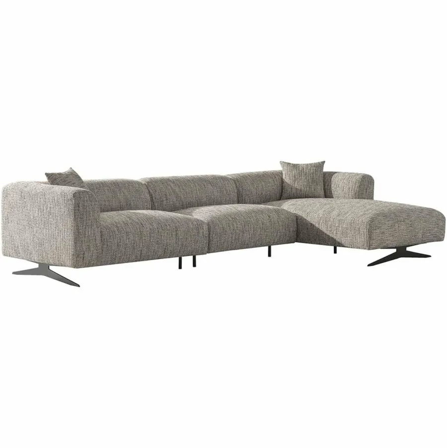 Richmond Interiors Bank Hoxton 3-zits + lounge rechts Be Trendy 01 Nature Discount
