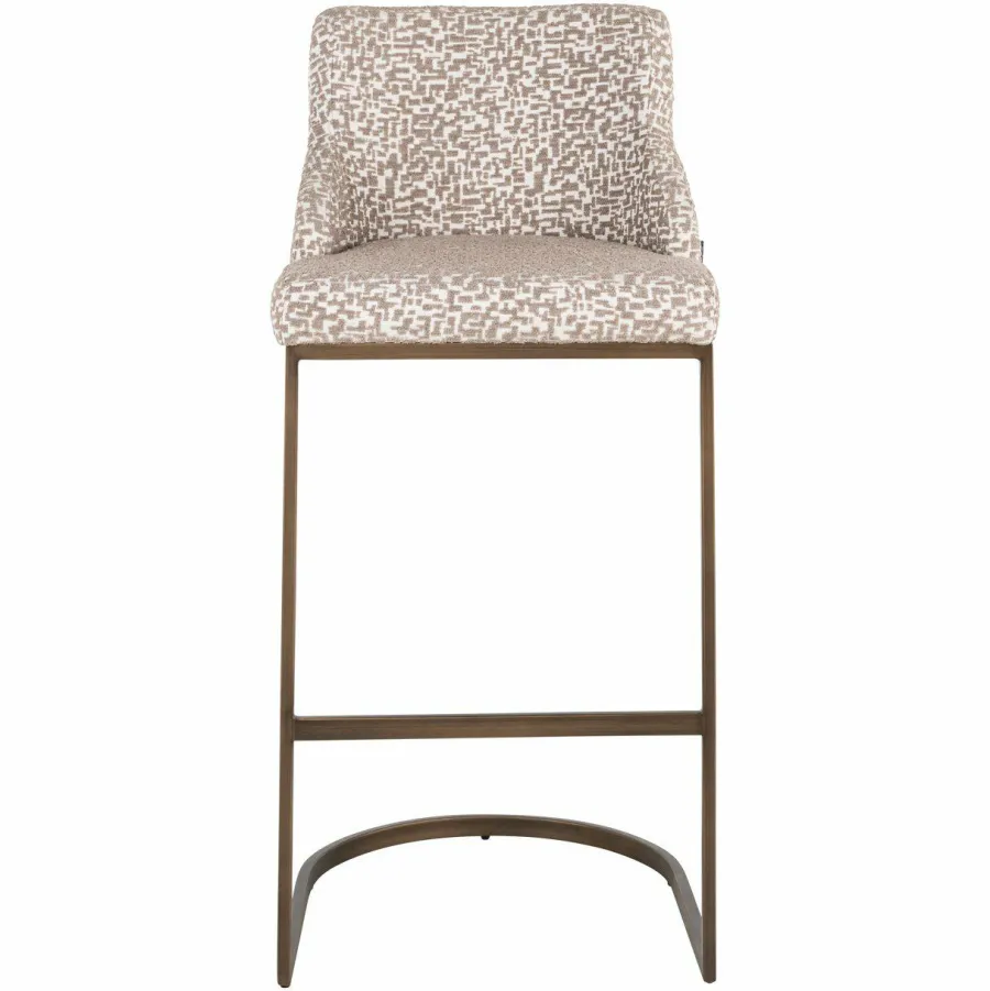 Richmond Interiors Barstoel Bolton natural geo (Set of 2) Outlet