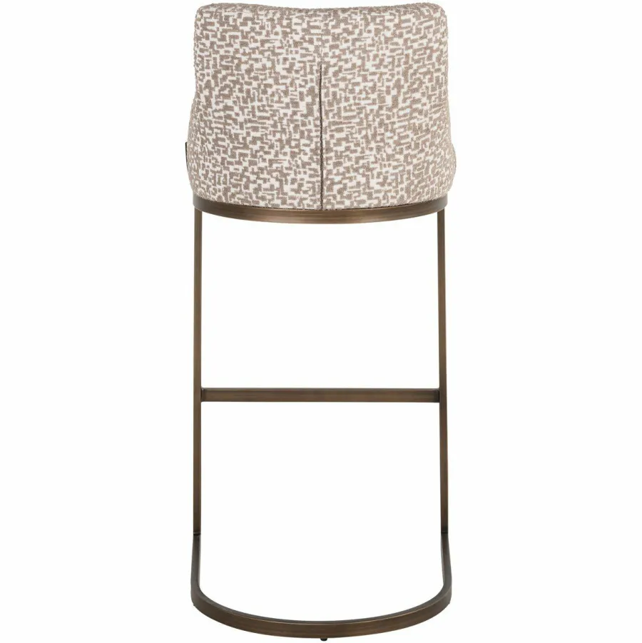 Richmond Interiors Barstoel Bolton natural geo (Set of 2) Outlet