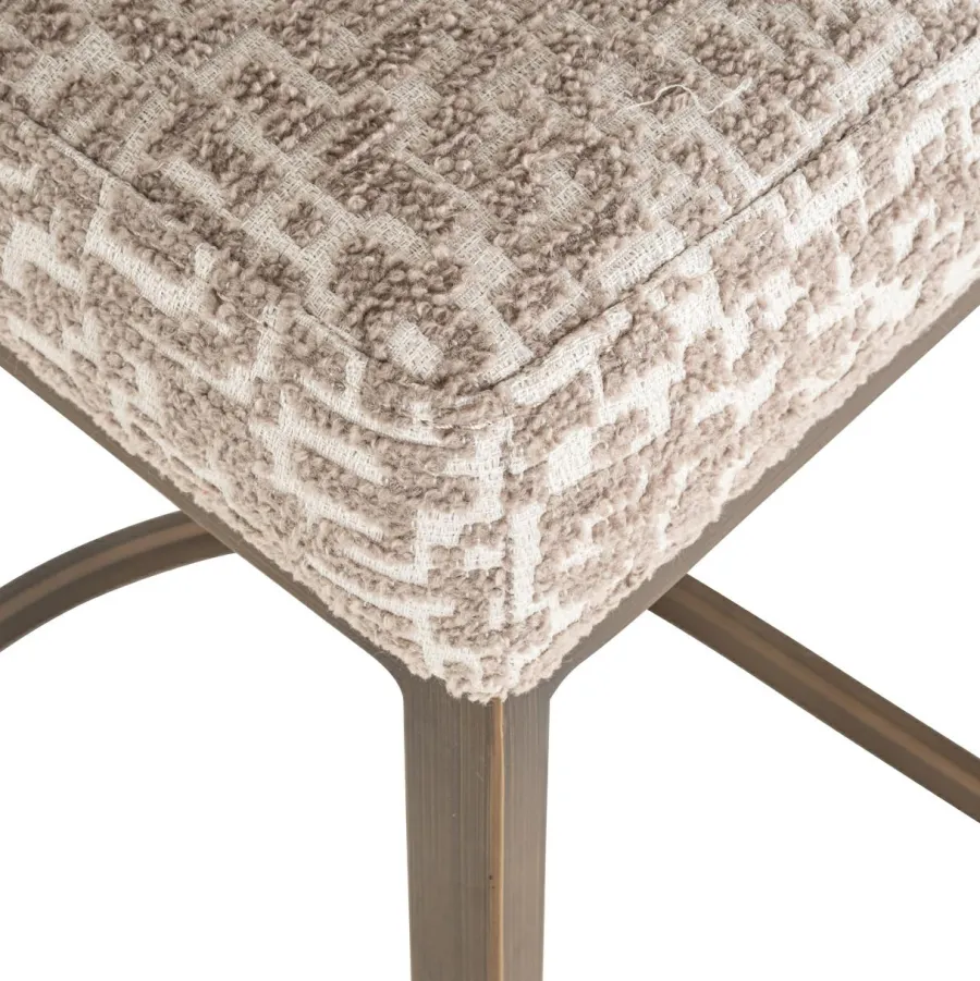 Richmond Interiors Barstoel Bolton natural geo (Set of 2) Outlet