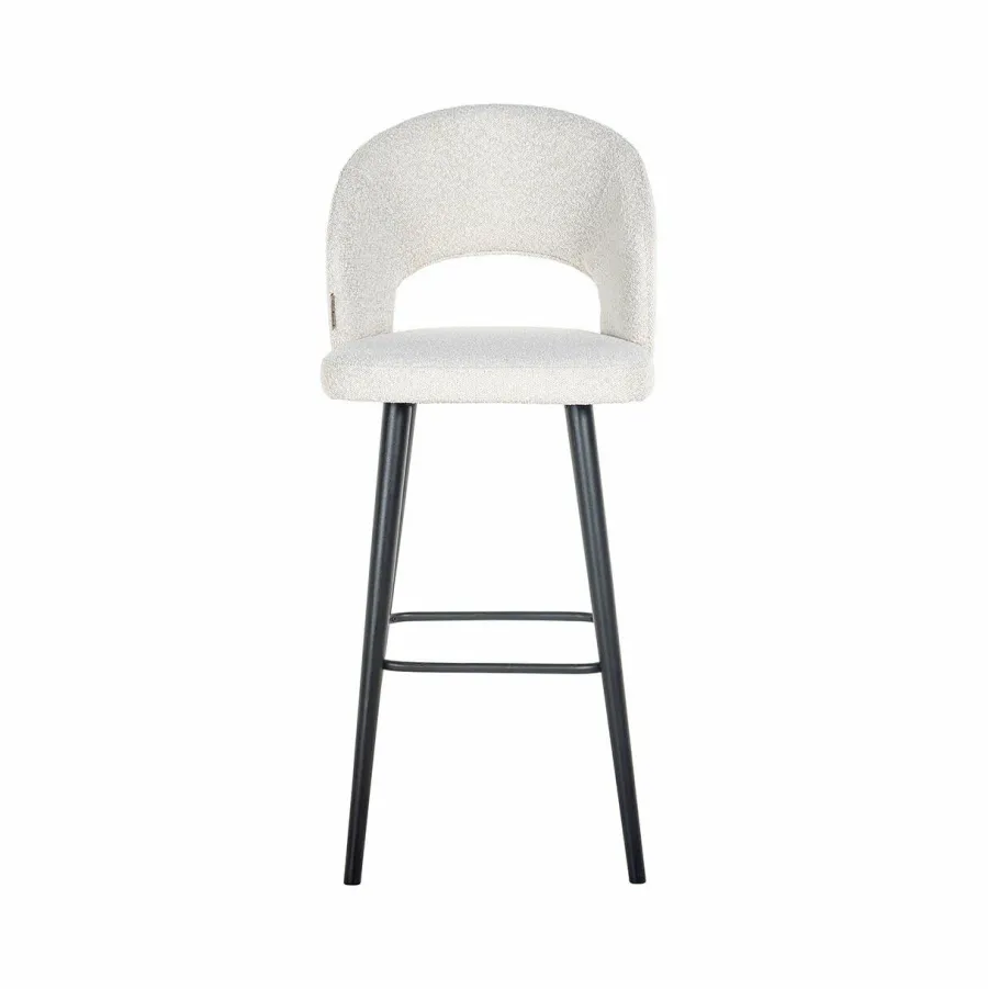 Richmond Interiors Barstoel Savoy white bouclé (Copenhagen 900 Bouclé White)