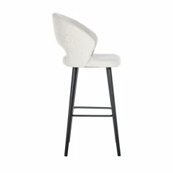 Richmond Interiors Barstoel Savoy white bouclé (Copenhagen 900 Bouclé White)