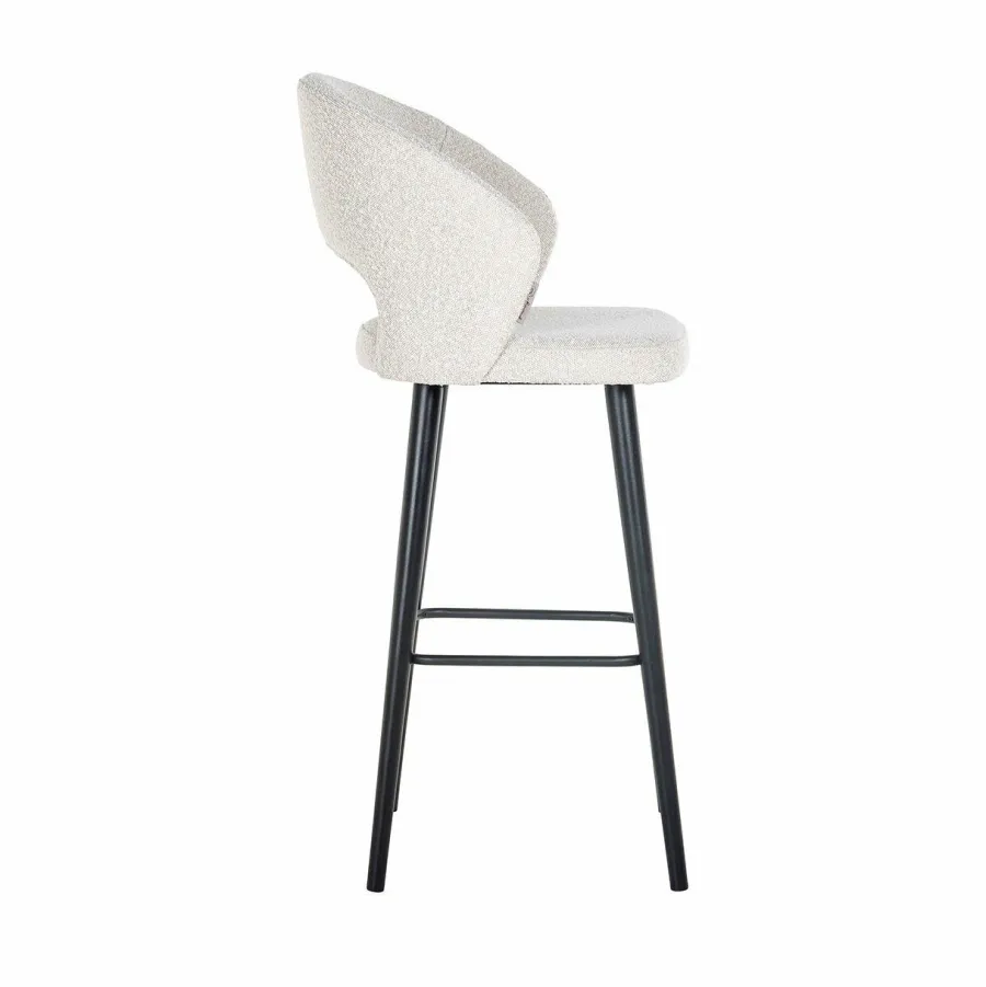 Richmond Interiors Barstoel Savoy white bouclé (Copenhagen 900 Bouclé White)