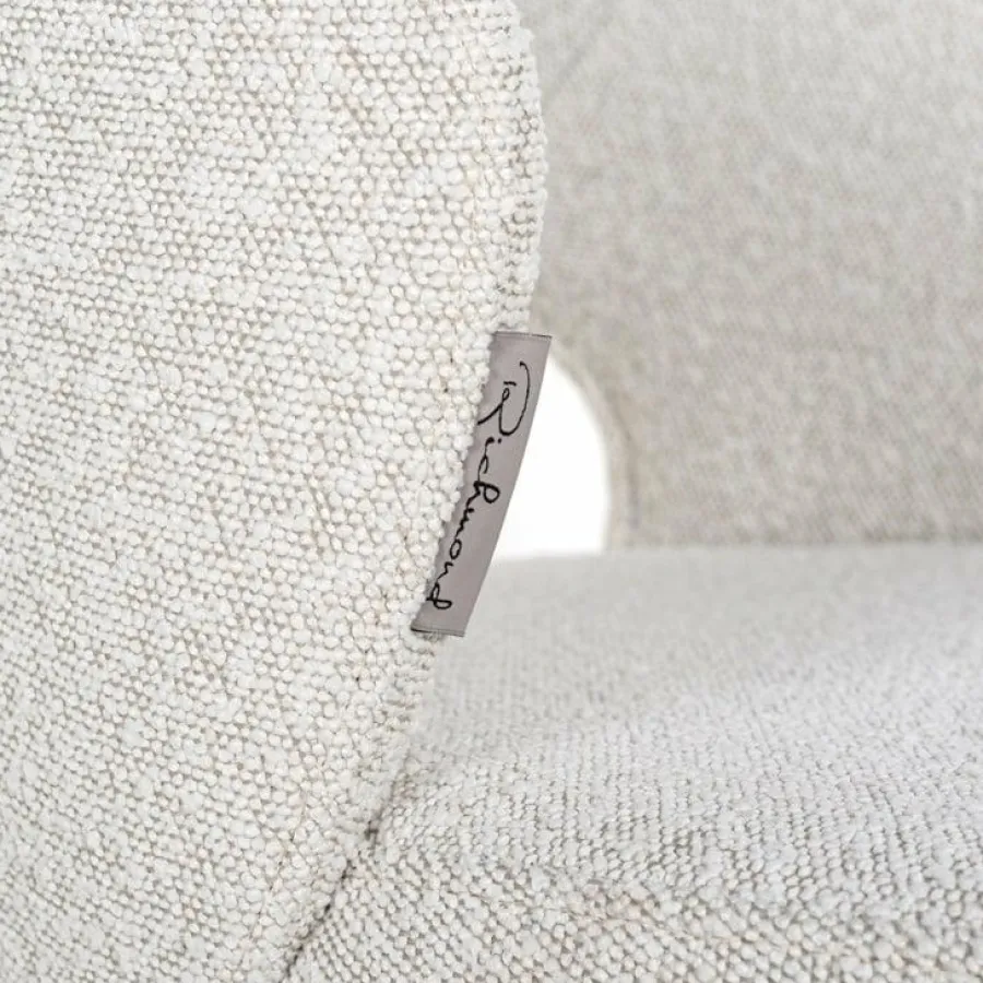 Richmond Interiors Barstoel Savoy white bouclé (Copenhagen 900 Bouclé White)