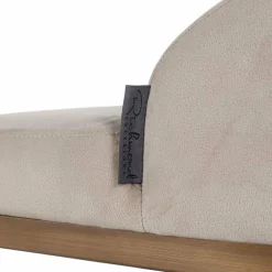 Richmond Interiors Barstoel Bolton khaki velvet geborsteld goud Khaki