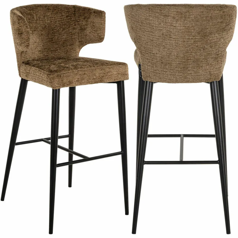 Richmond Interiors Barstoel Taylor brandy fusion fire retardant