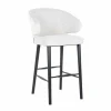 Richmond Interiors Barstoel Indigo White Bouclé (Copenhagen 900 Bouclé White) Outlet