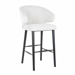 Richmond Interiors Barstoel Indigo White Bouclé (Copenhagen 900 Bouclé White) Outlet