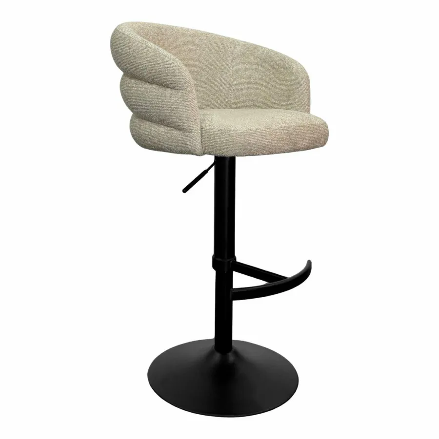 Richmond Interiors Barstoel Nikki biscotti swivel fire retardant New