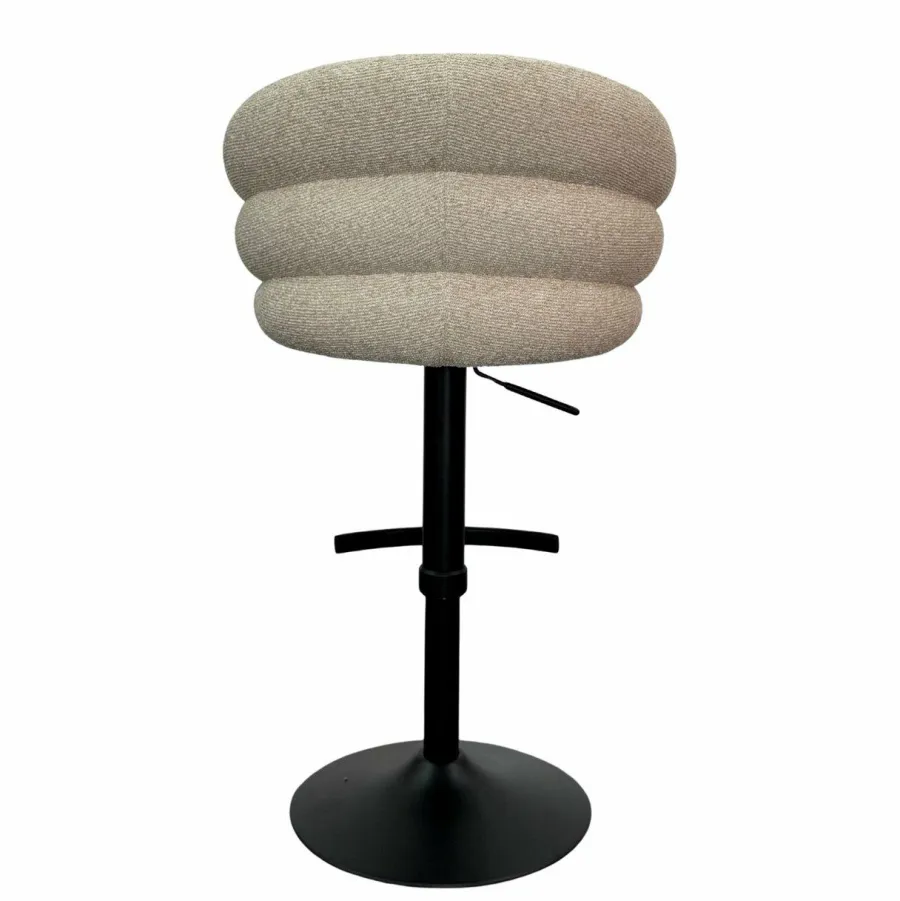 Richmond Interiors Barstoel Nikki biscotti swivel fire retardant New