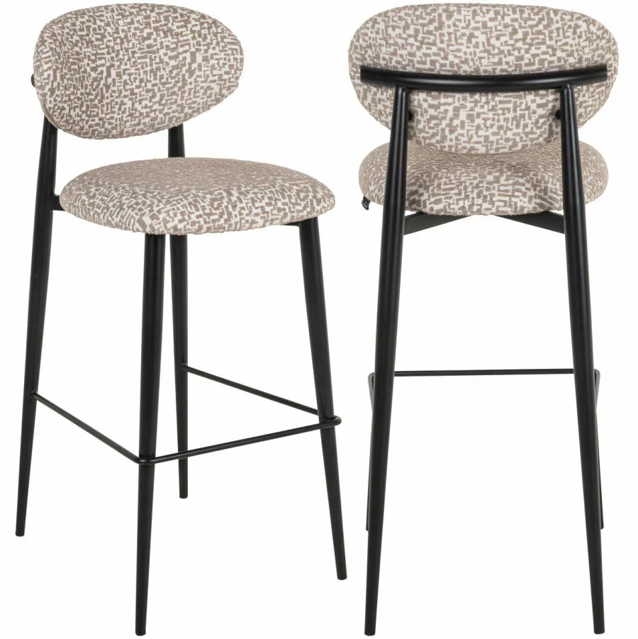 Richmond Interiors Barstoel Dantes natural geo fire retardant Discount