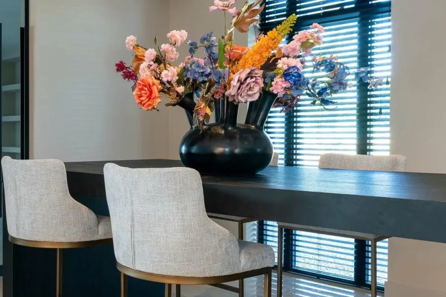 Richmond Interiors Barstoel Bolton natural renagade met geborsteld goud Hot
