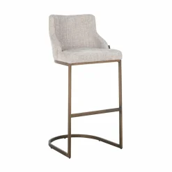 Richmond Interiors Barstoel Bolton natural renagade met geborsteld goud Hot