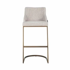 Richmond Interiors Barstoel Bolton natural renagade met geborsteld goud Hot
