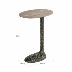 Richmond Interiors Bijzettafel Arosa bruin Sale