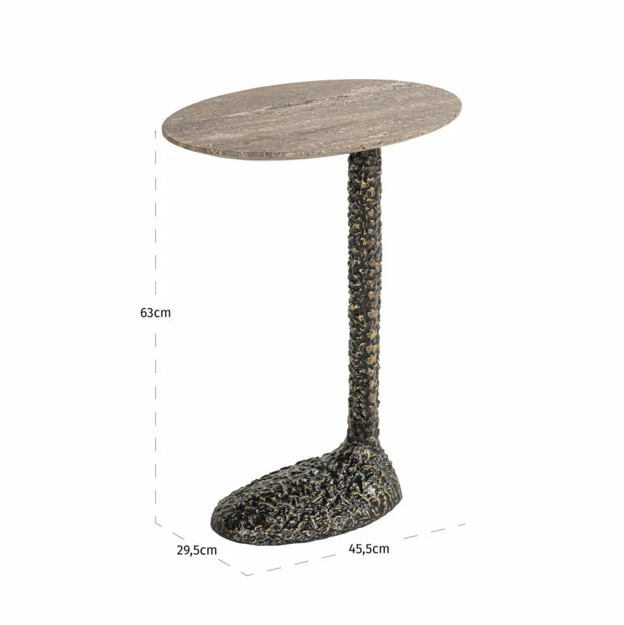 Richmond Interiors Bijzettafel Arosa bruin Sale