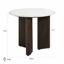 Richmond Interiors Bijzettafel Mayfield 55Ø Outlet