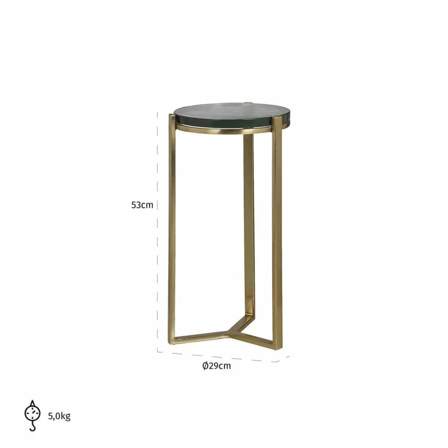 Richmond Interiors Bijzettafel Aubrey (Gold) Online