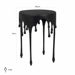 Richmond Interiors Bijzettafel Laila (Black) Sale
