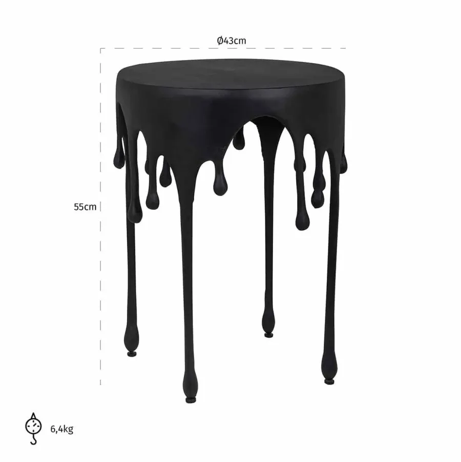 Richmond Interiors Bijzettafel Laila (Black) Sale