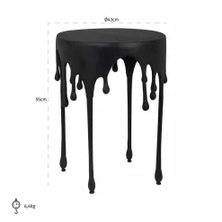 Richmond Interiors Bijzettafel Laila (Black) Sale