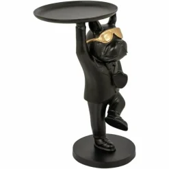 Richmond Interiors Bijzettafel Bullie Zwart/Goud Sale