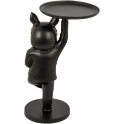 Richmond Interiors Bijzettafel Bullie Zwart/Goud Sale
