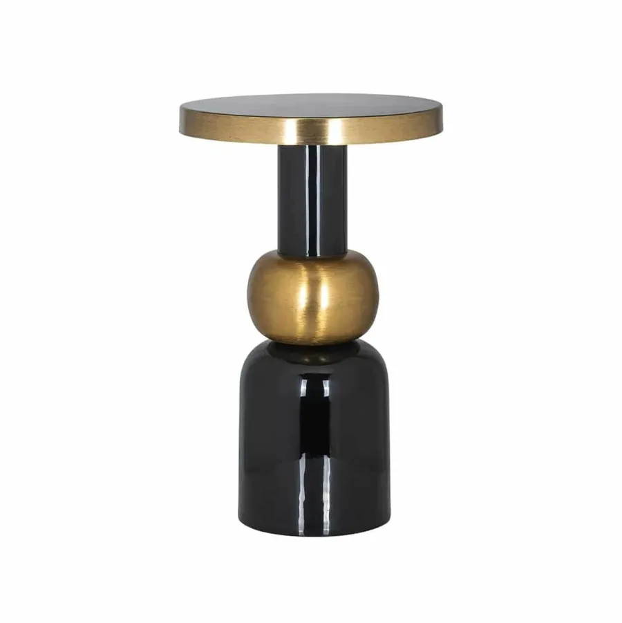 Richmond Interiors Bijzettafel Mose 41Ø (Black) Outlet