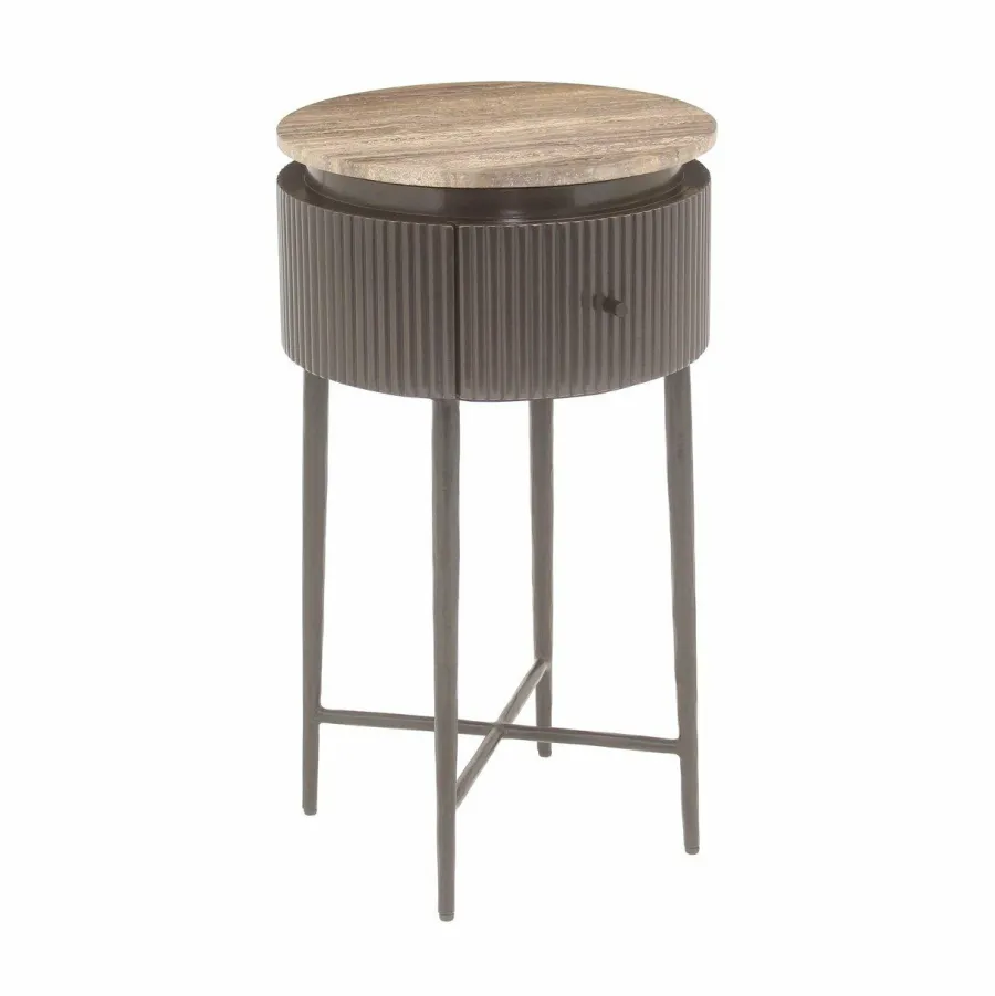 Richmond Interiors Bijzettafel Russo brown New