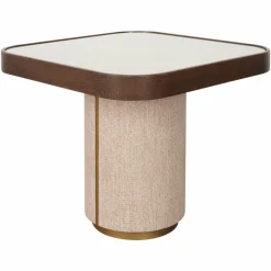 Richmond Interiors Bijzettafel Willox brown including glass Sale