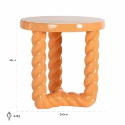 Richmond Interiors Bijzettafel Rosly oranje New