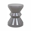 Richmond Interiors Bijzettafel Diablo grijs Ø 35 Discount