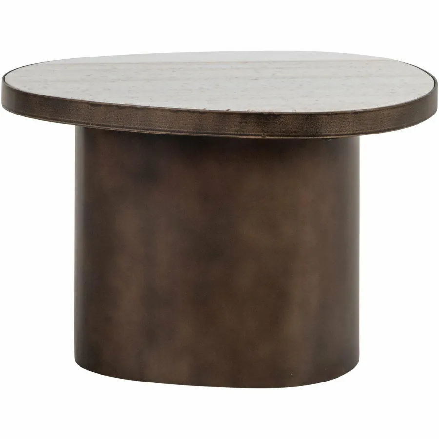 Richmond Interiors Bijzettafel Biloxi brown Hot