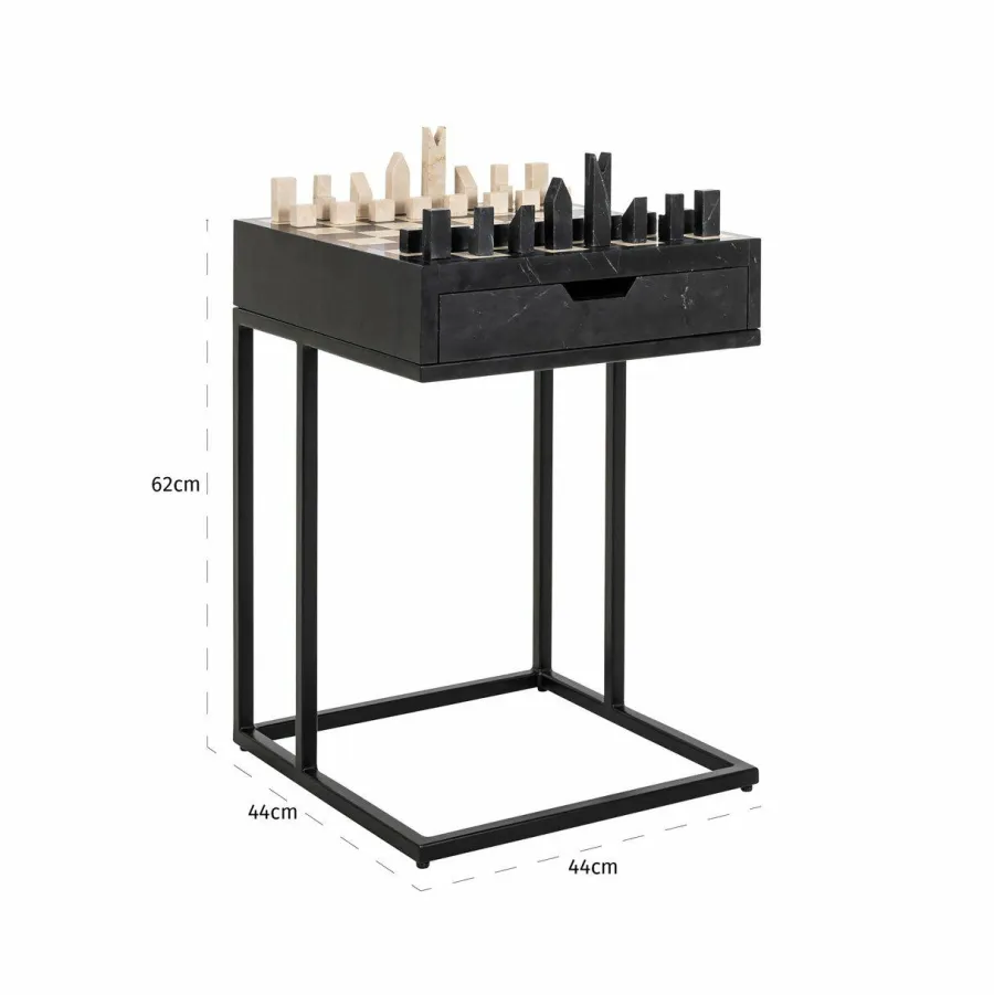 Richmond Interiors Bijzettafel Davos black Sale
