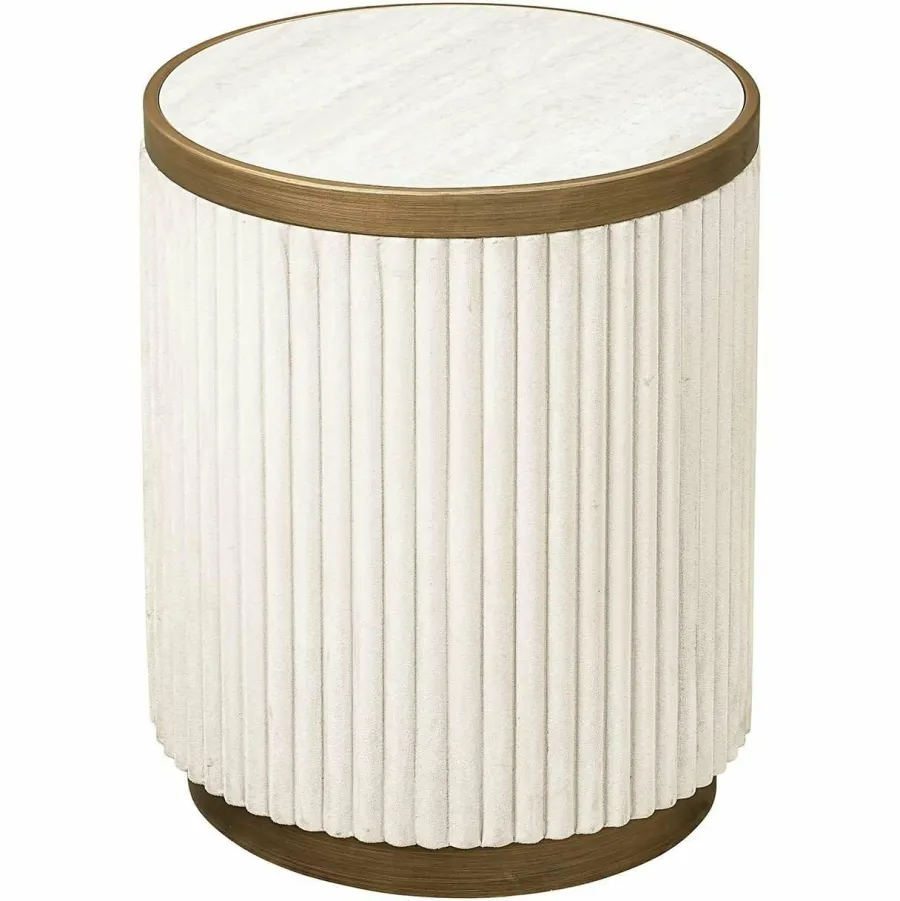 Richmond Interiors Bijzettafel Tivoli set van 2 Wit Discount