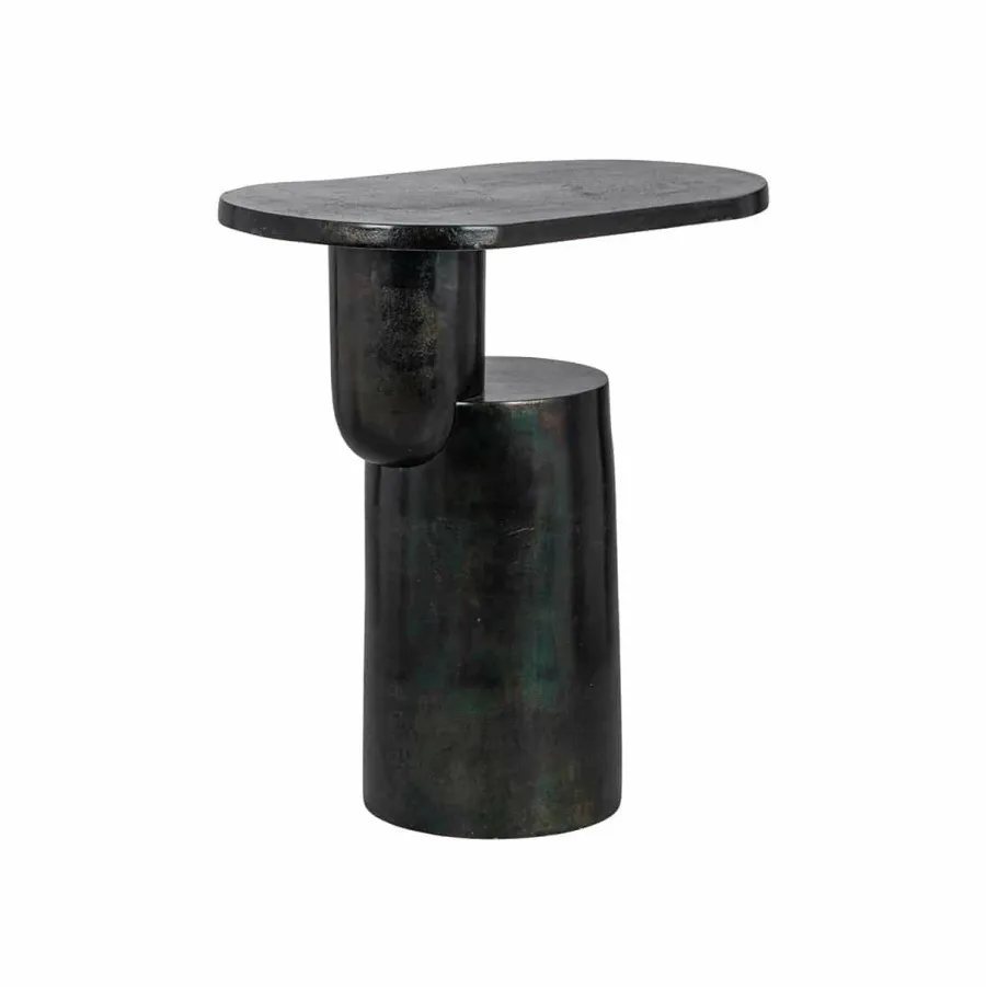 Richmond Interiors Bijzettafel Denzell zwart (Black) Outlet