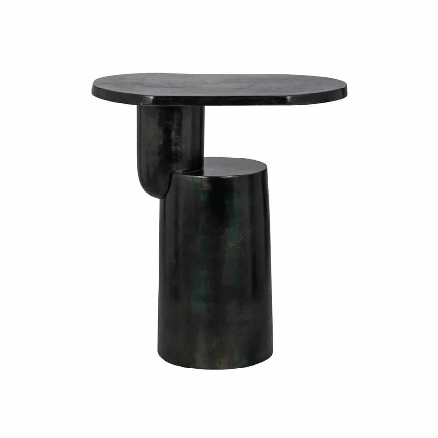 Richmond Interiors Bijzettafel Denzell zwart (Black) Outlet