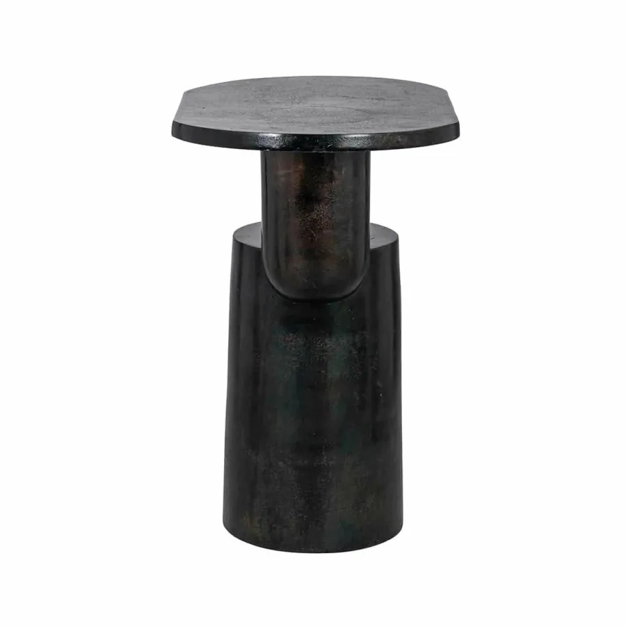 Richmond Interiors Bijzettafel Denzell zwart (Black) Outlet