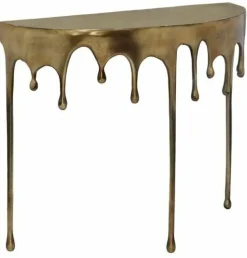 Richmond Interiors Bijzettafel Drops goud Clearance
