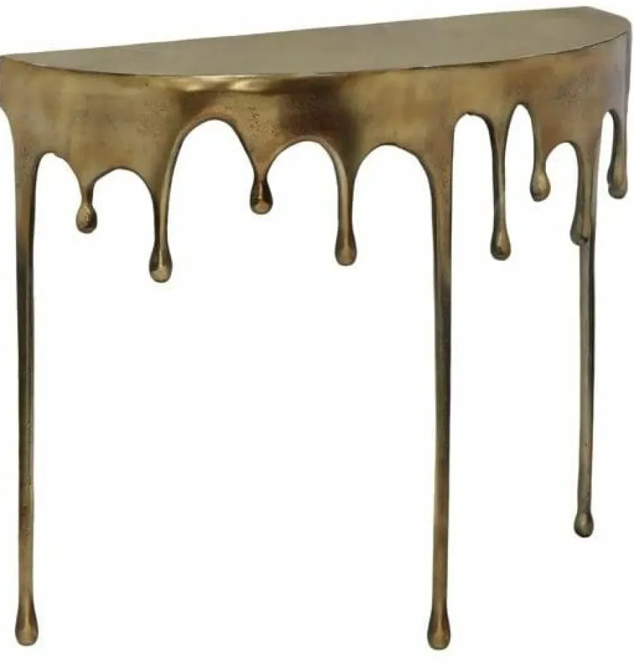 Richmond Interiors Bijzettafel Drops goud Clearance
