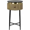 Richmond Interiors Bijzettafel Ironville goud Clearance