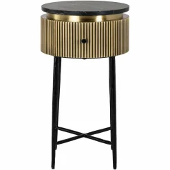 Richmond Interiors Bijzettafel Ironville goud Clearance