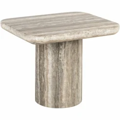 Richmond Interiors Bijzettafel Denizly grey faux travertine Discount