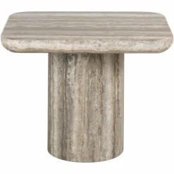 Richmond Interiors Bijzettafel Denizly grey faux travertine Discount