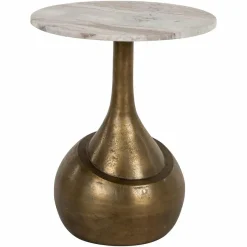 Richmond Interiors Bijzettafel Sia geborsteld Goud